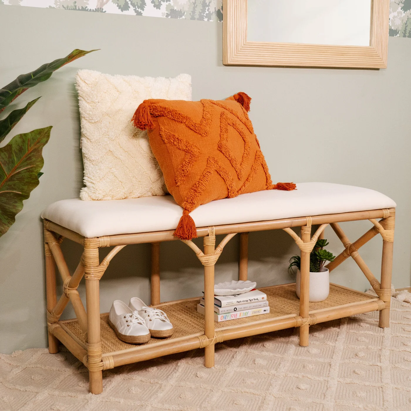 Mk Rattan Rattan Bench Styling: How to Style a Rattan Bench in Every Room ...