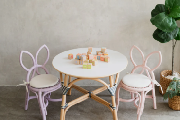 Rattan Table and Chair | Rattan furniture for kids | MOMIJI